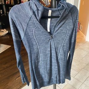 Lululemon Swiftly Wooly 1/2 zip hoodie